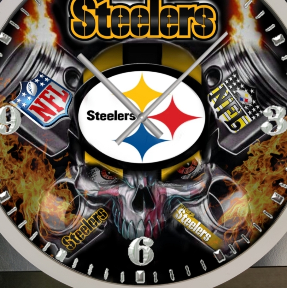 COPY - Pittsburgh Steelers Clock